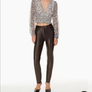 Melina slim leather pant